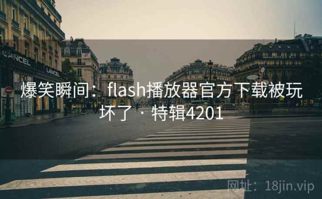 爆笑瞬间：flash播放器官方下载被玩坏了 · 特辑4201