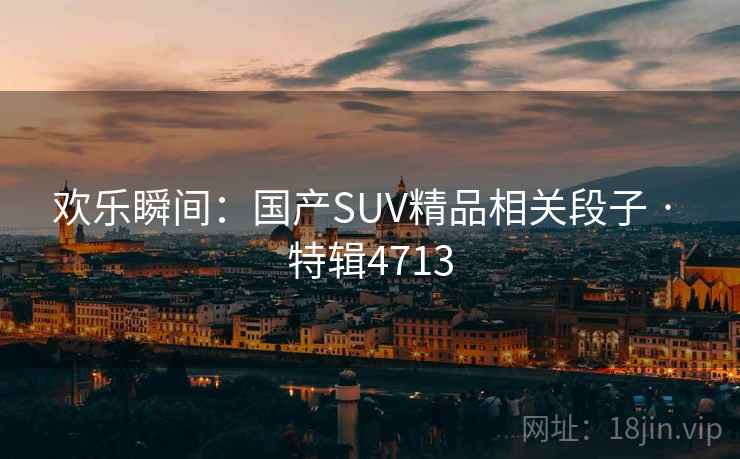 欢乐瞬间：国产SUV精品相关段子 · 特辑4713